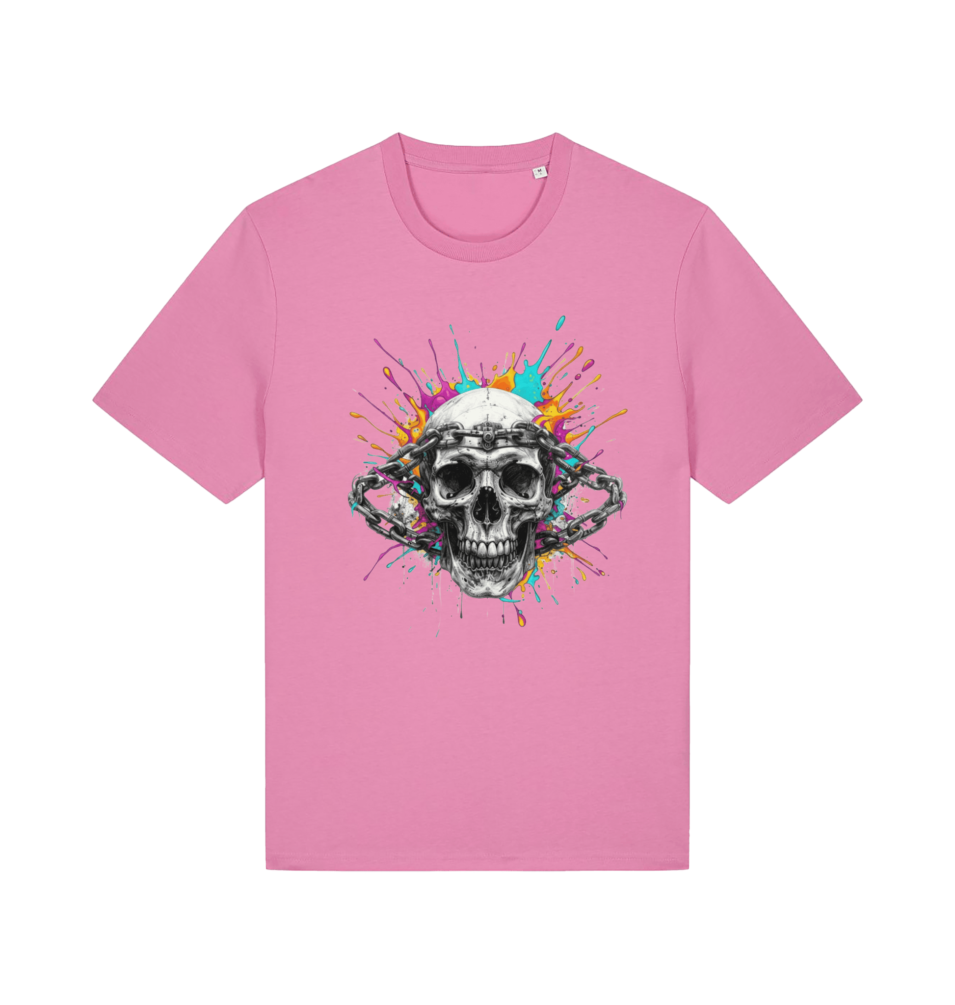 Bubble Pink Printed T-shirt Front
