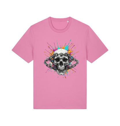 Bubble Pink Printed T-shirt Front