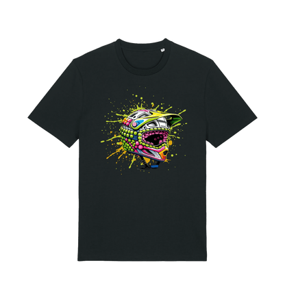 Black Printed T-shirt Front