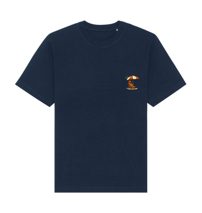 French Navy Printed T-shirt Front
