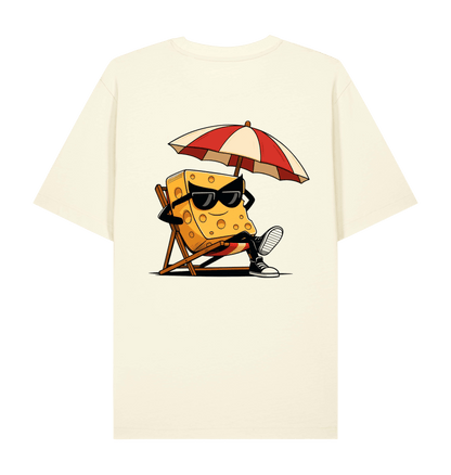 Cream Printed T-shirt Back