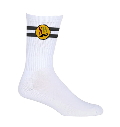 Black/White Socks Front