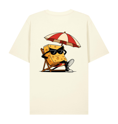 Cream Printed T-shirt Back