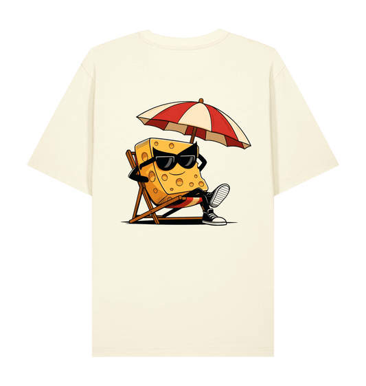 Cream Printed T-shirt Back