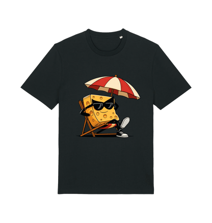 Black Printed T-shirt Front