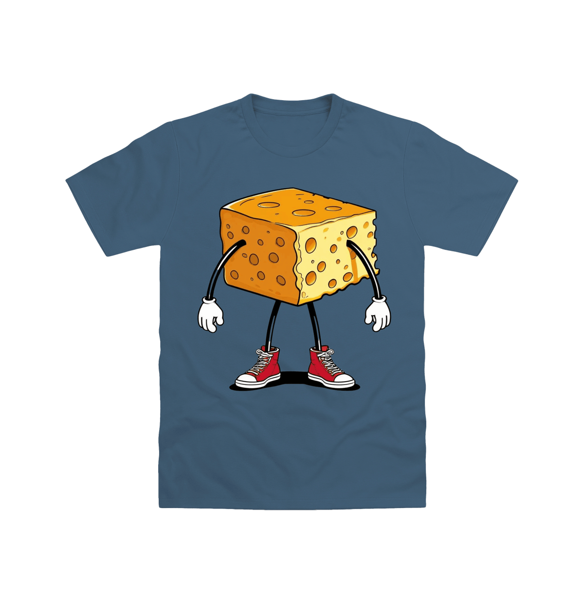 Indigo Blue Printed T-shirt Front