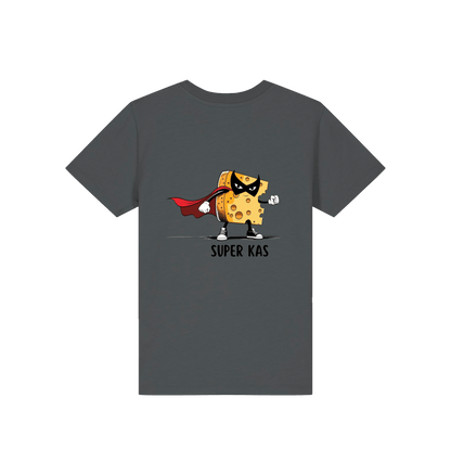 Anthracite Printed Kids T-Shirt Back