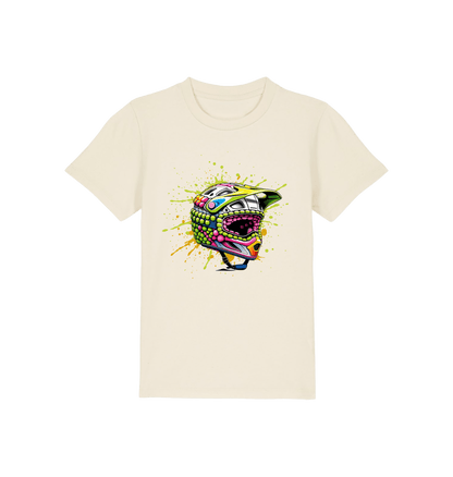 Natural Raw Printed Kids T-Shirt Front