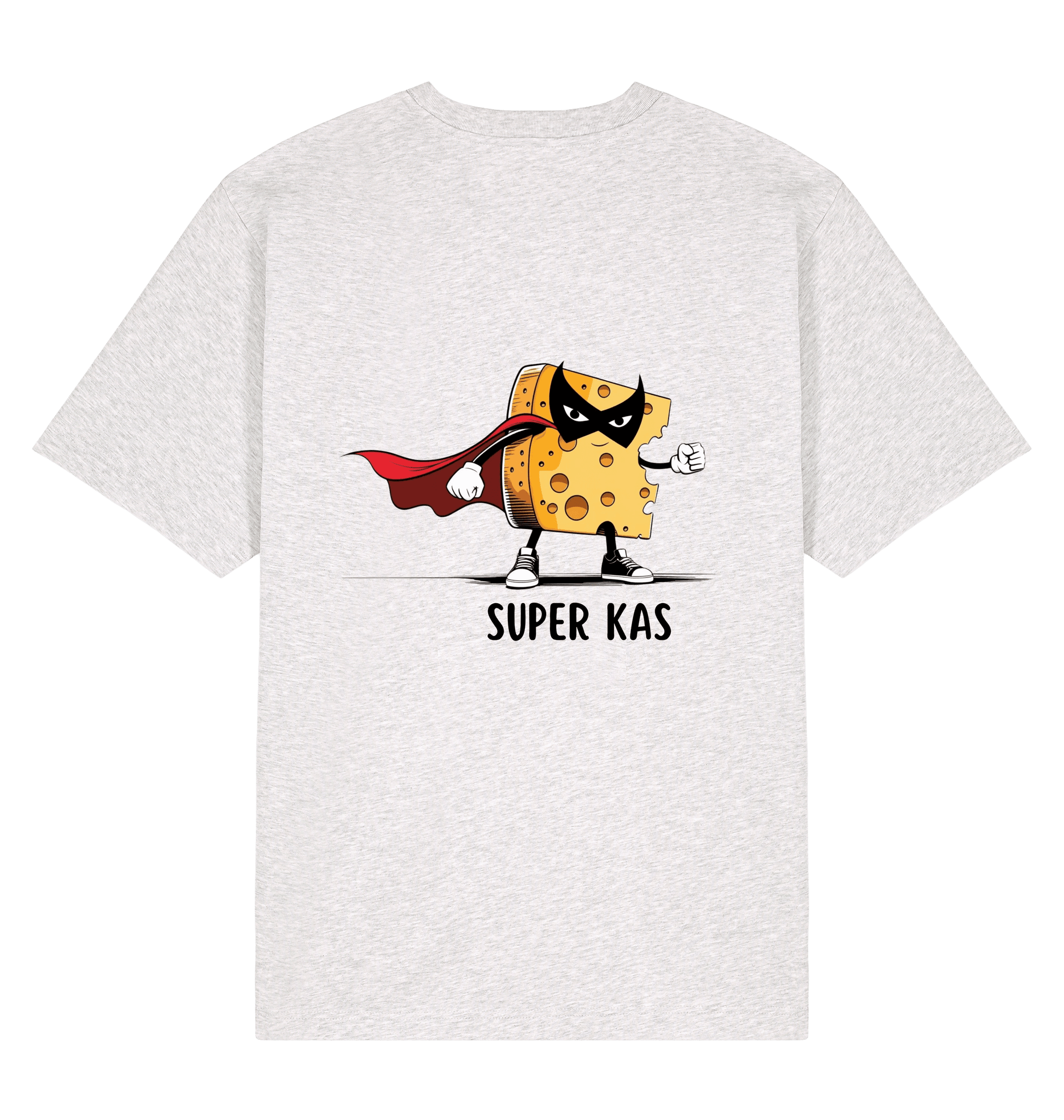 Cool Heather Grey Printed T-shirt Back