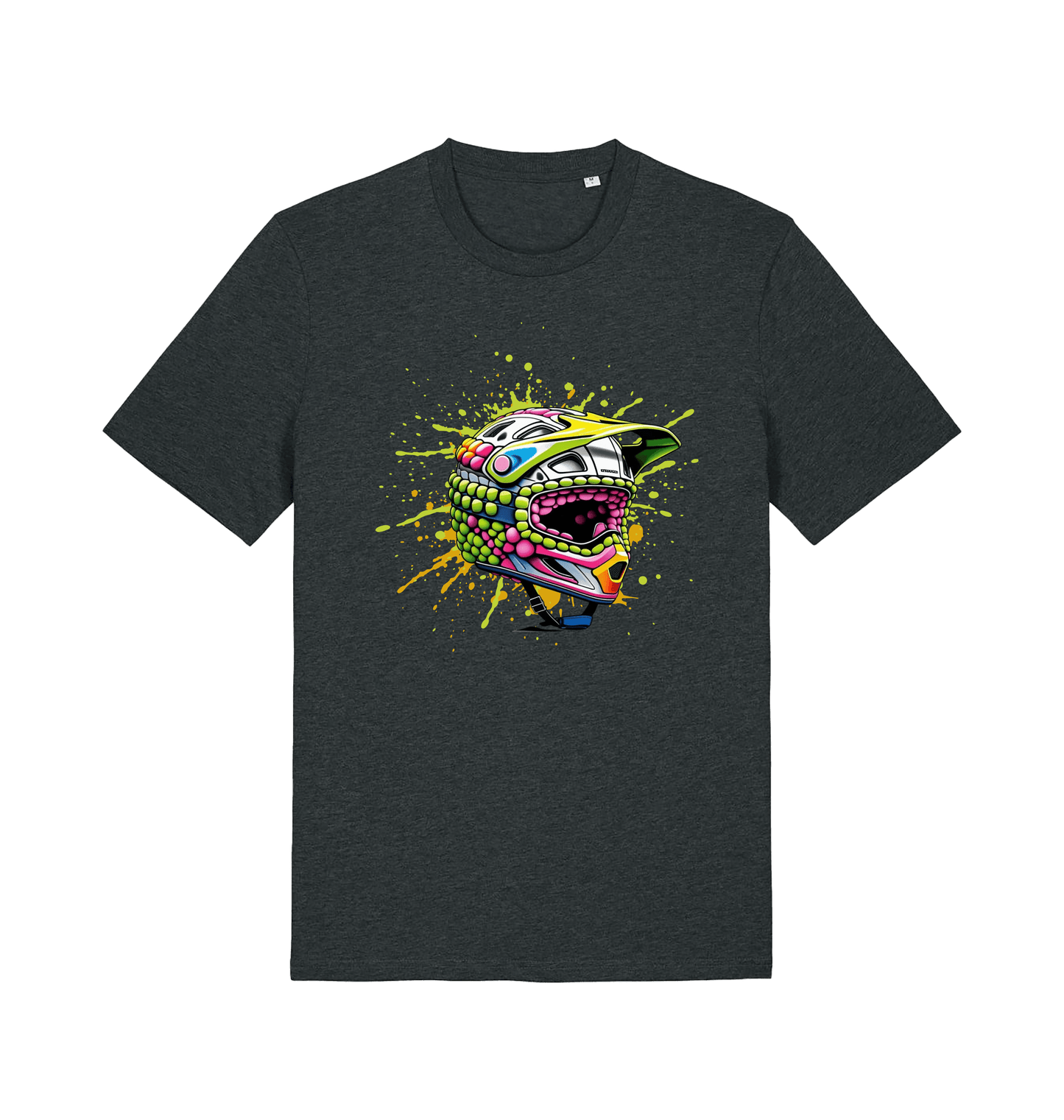 Dark Heather Grey Printed T-shirt Front
