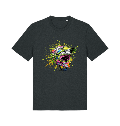 Dark Heather Grey Printed T-shirt Front