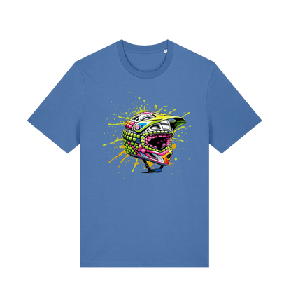 Bright Blue Printed T-shirt Front