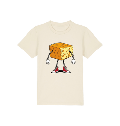 Natural Raw Printed Kids T-Shirt Front