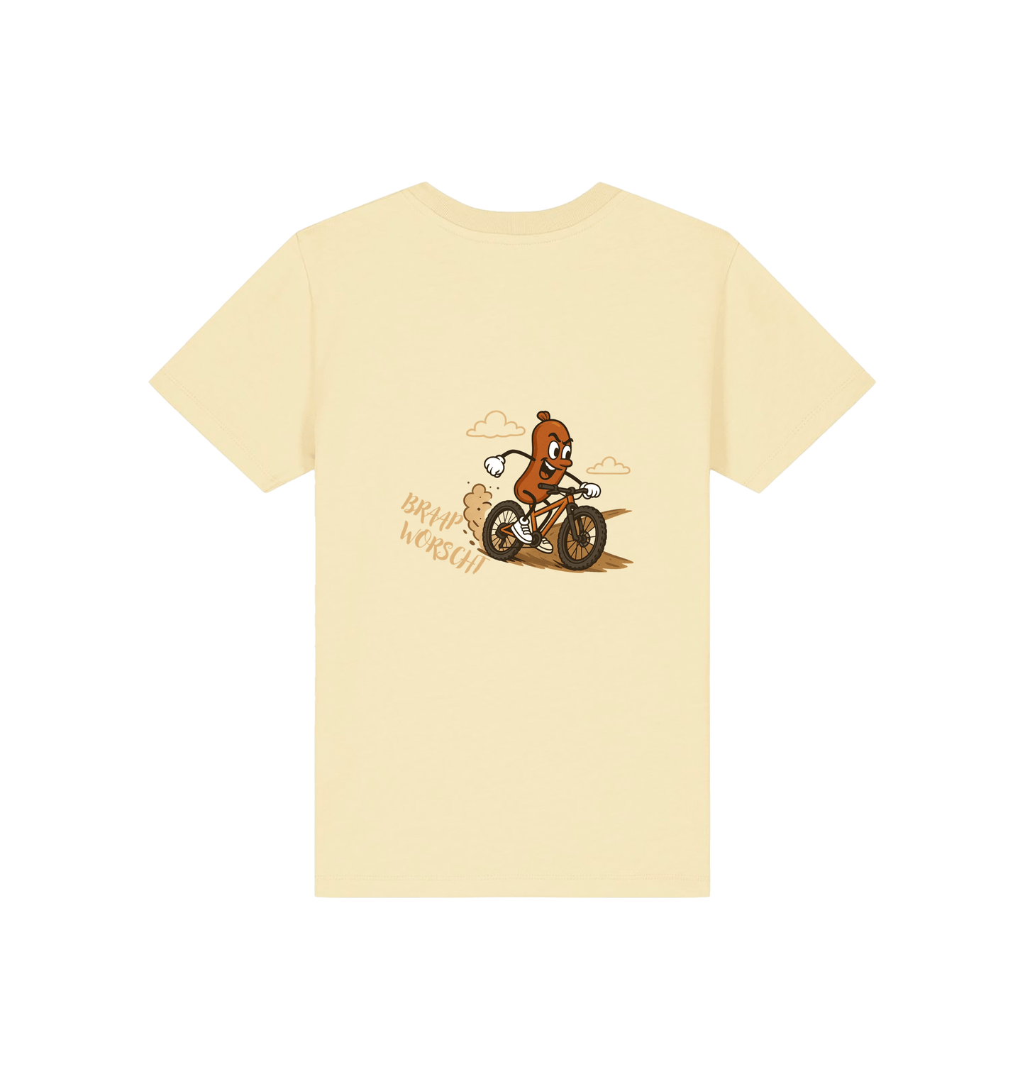 Butter Printed Kids T-Shirt Back