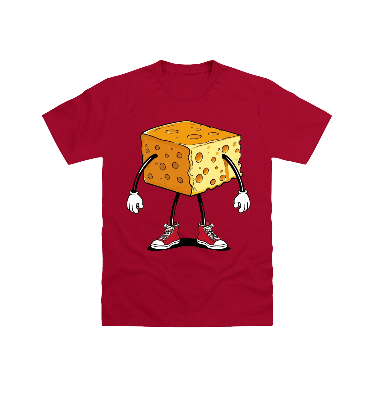 Cardinal Red Printed T-shirt Front