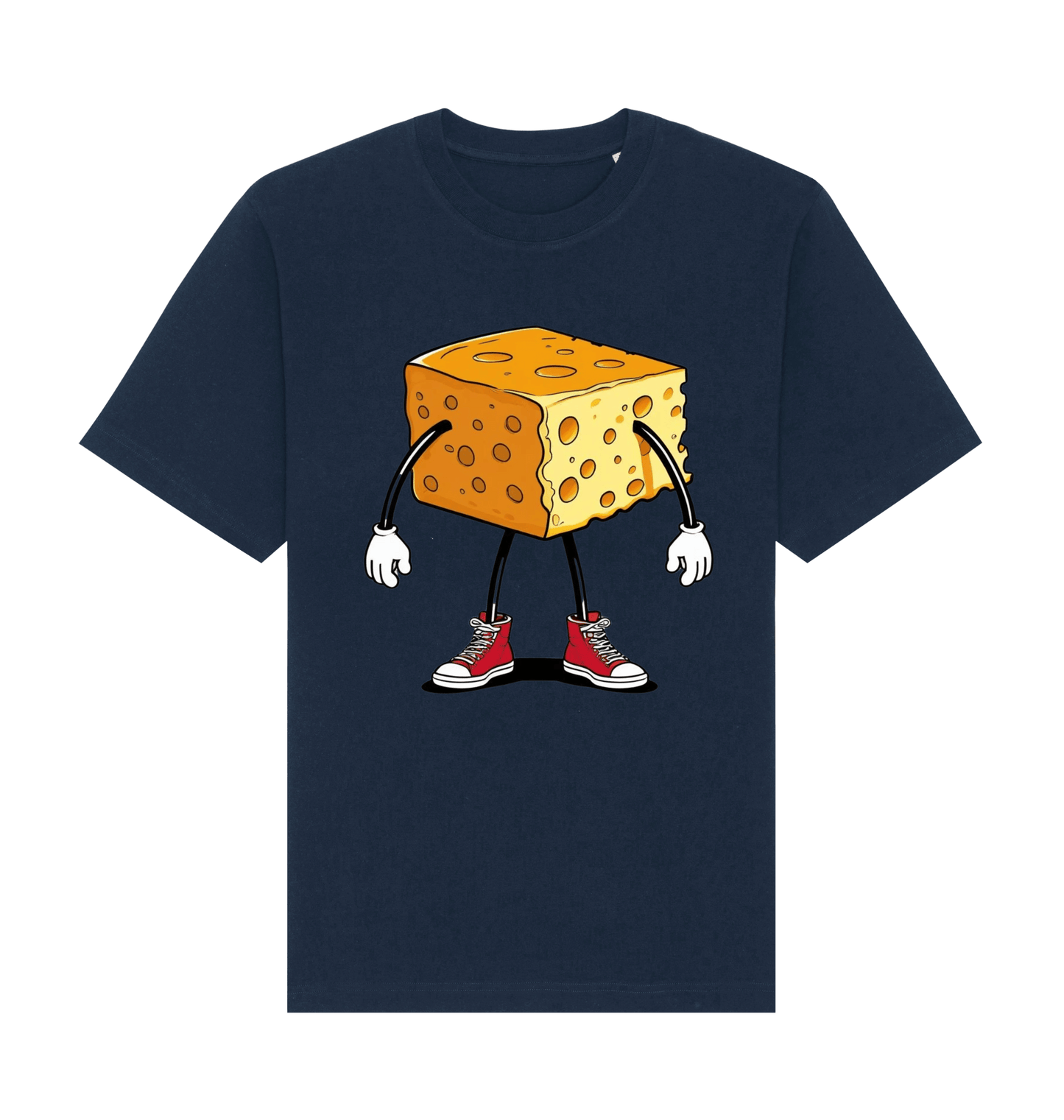 French Navy Printed T-shirt Front