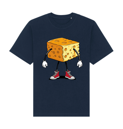 French Navy Printed T-shirt Front
