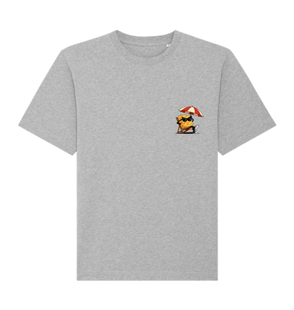 Heather Grey Printed T-shirt Front