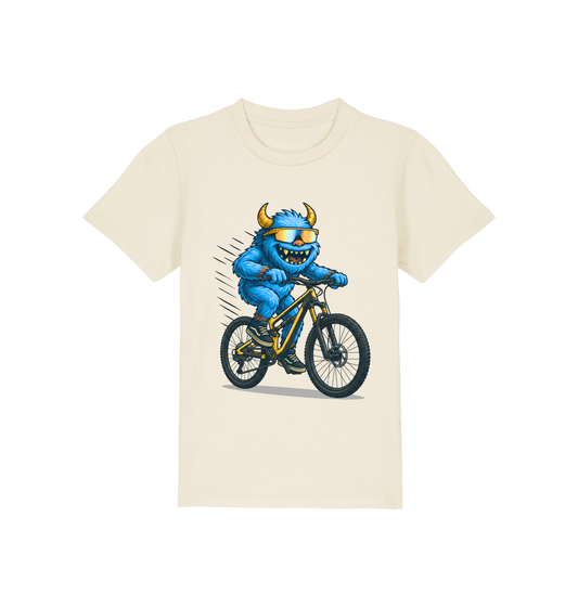 Natural Raw Printed Kids T-Shirt Front