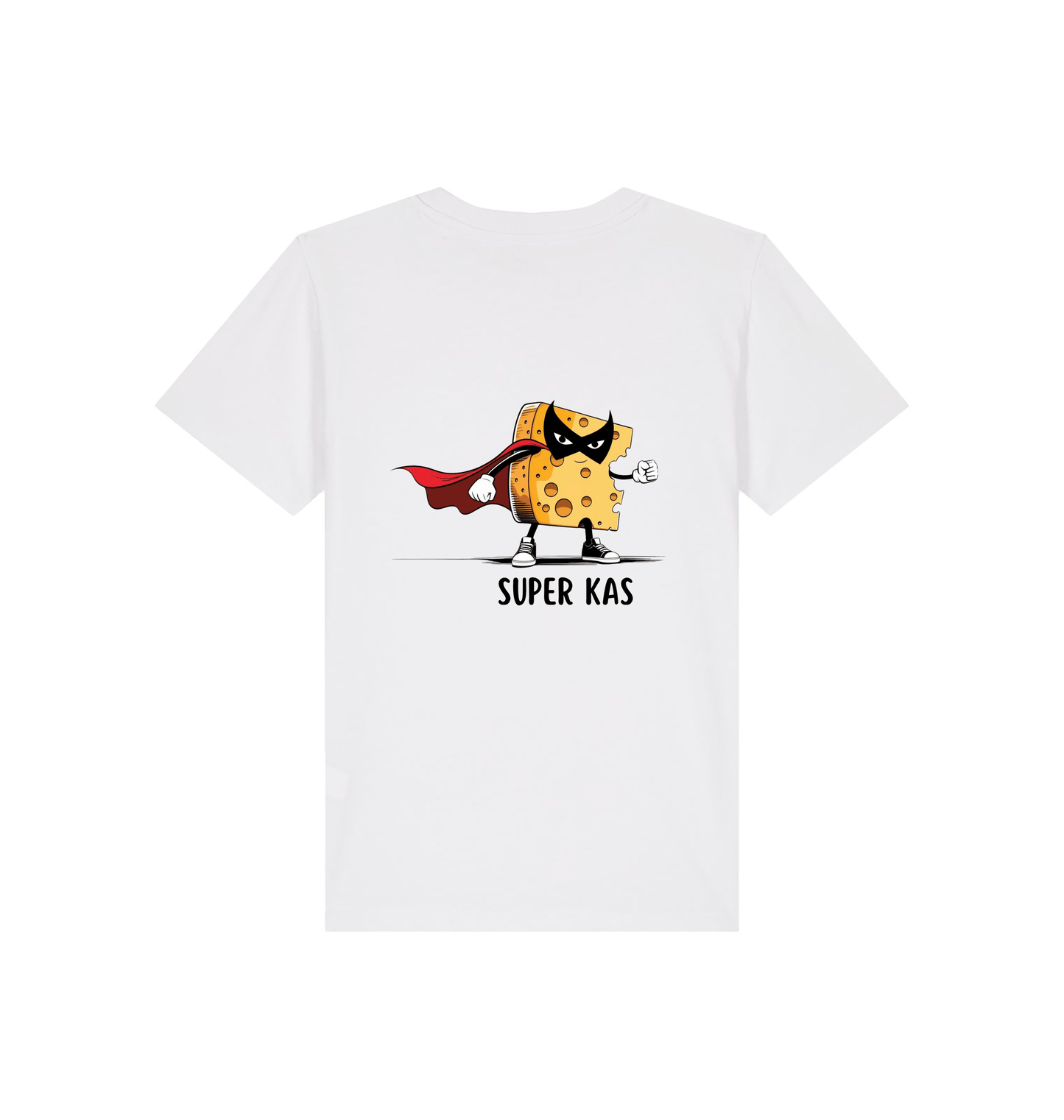 White Printed Kids T-Shirt Back