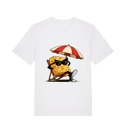 White Printed T-shirt Front