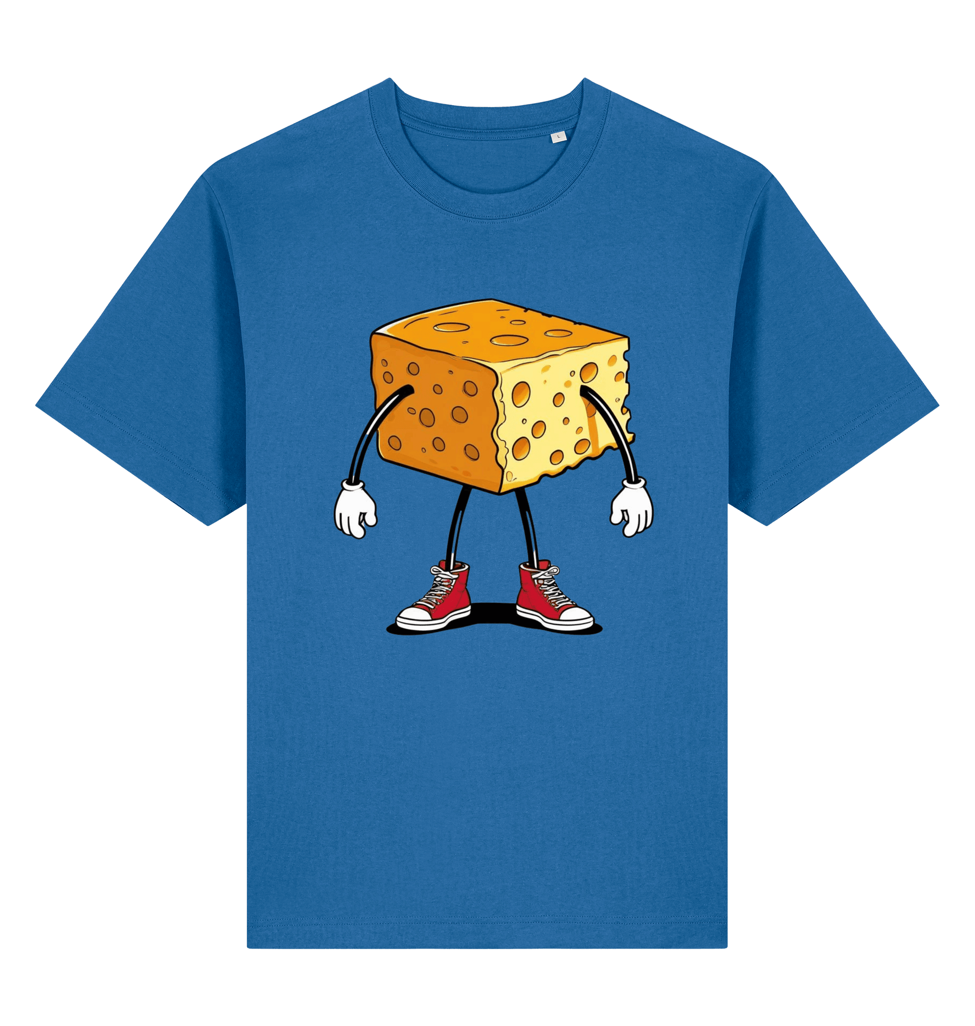 Mindful Blue Printed T-shirt Front