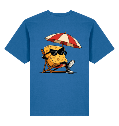 Mindful Blue Printed T-shirt Back