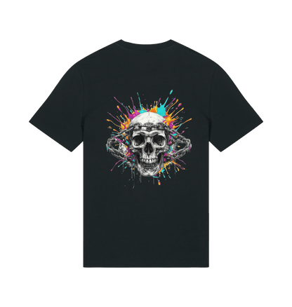 Black Printed T-shirt Back