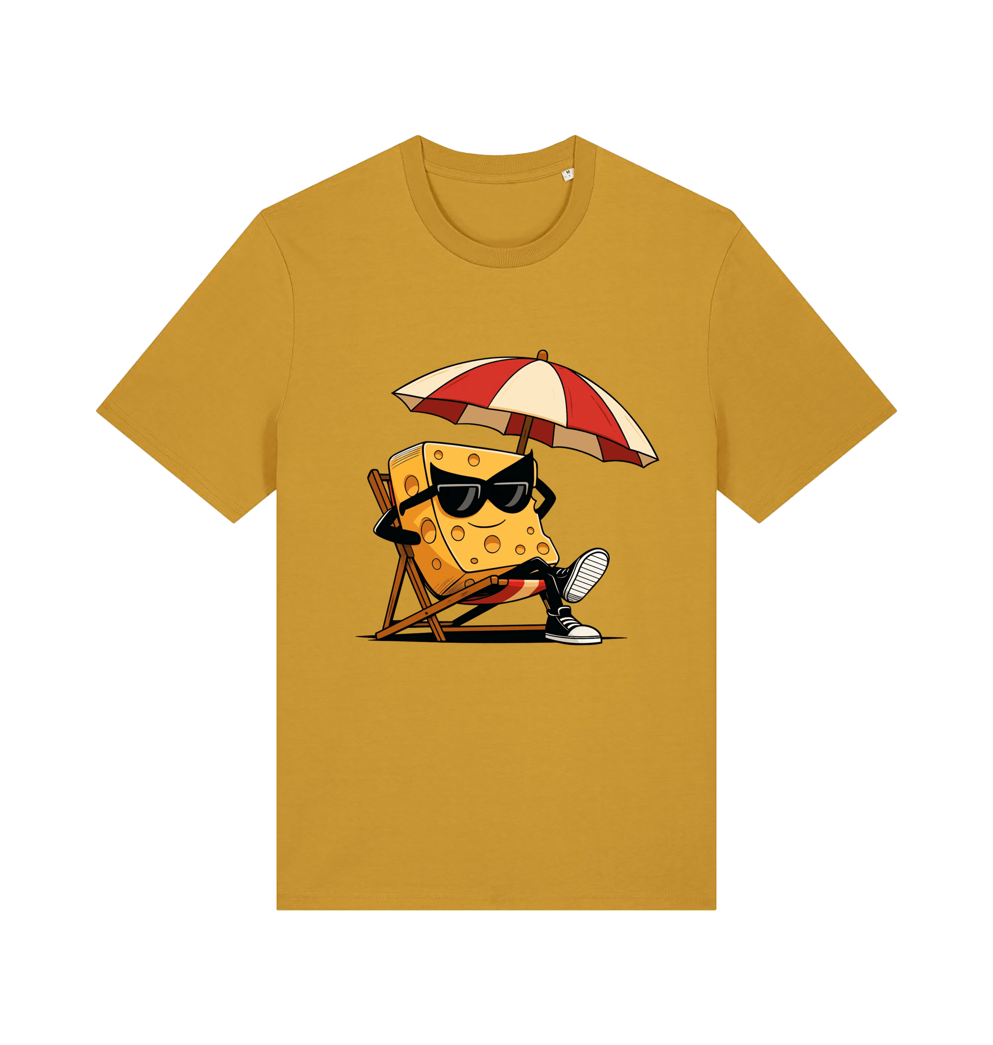 Ochre Printed T-shirt Front
