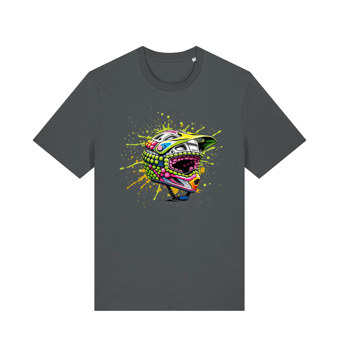 Anthracite Printed T-shirt Front