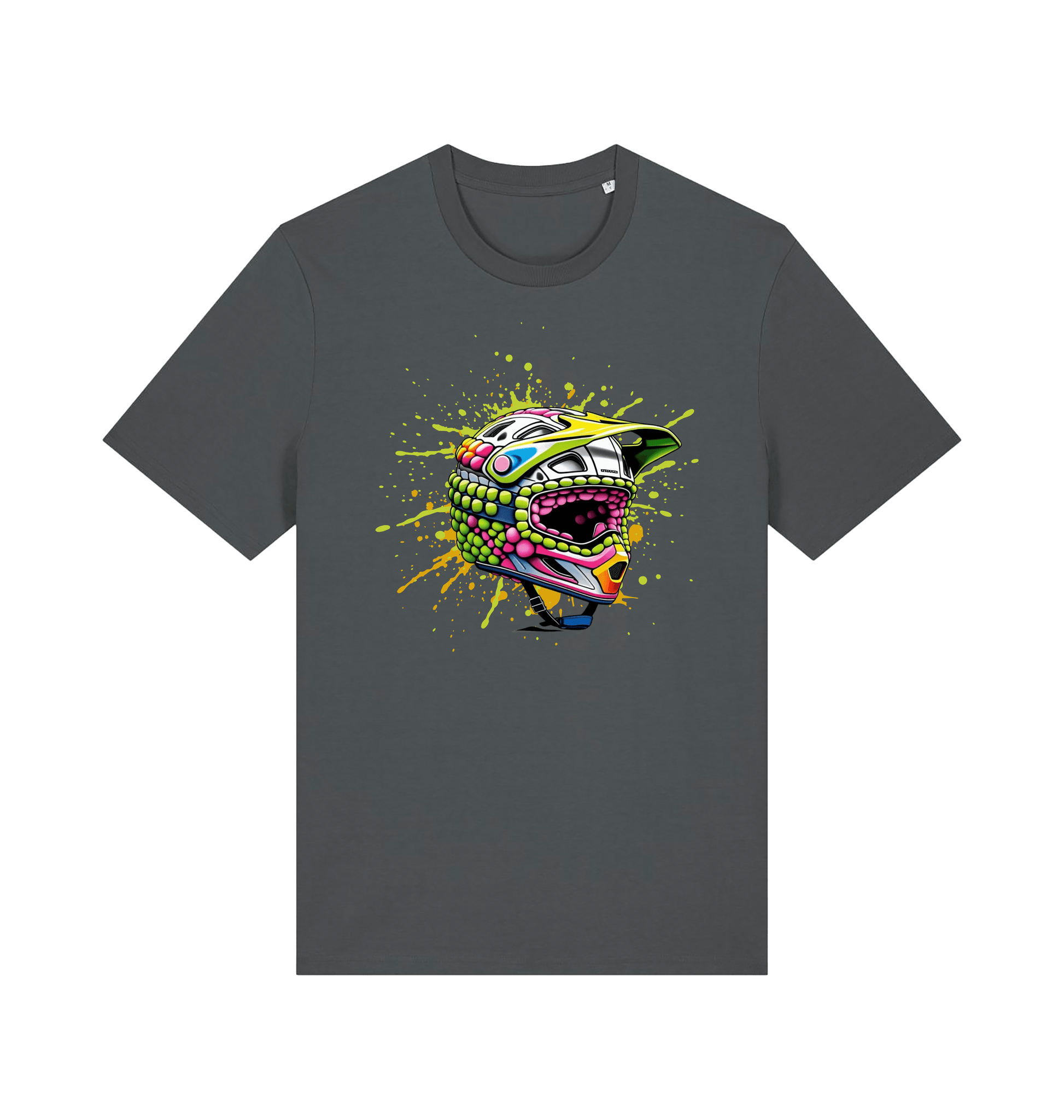 Anthracite Printed T-shirt Front