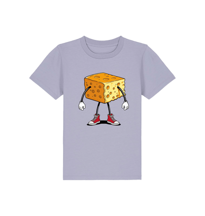 Lavender Printed Kids T-Shirt Front