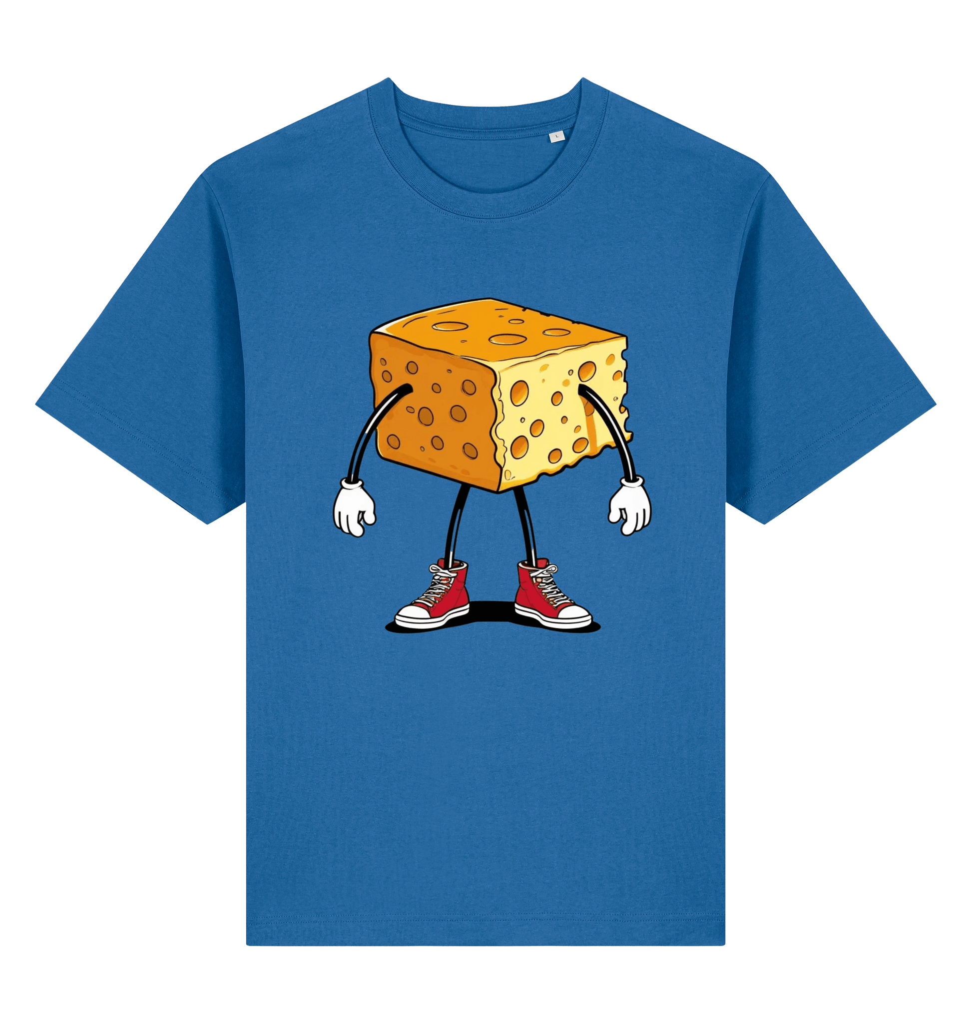 Mindful Blue Printed T-shirt Front