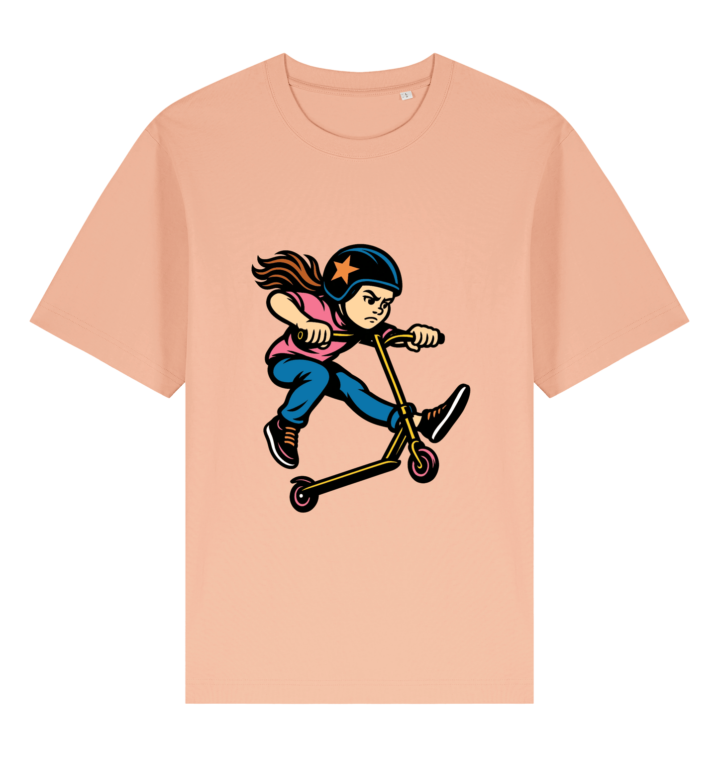 Fraiche Peche Printed T-shirt Front