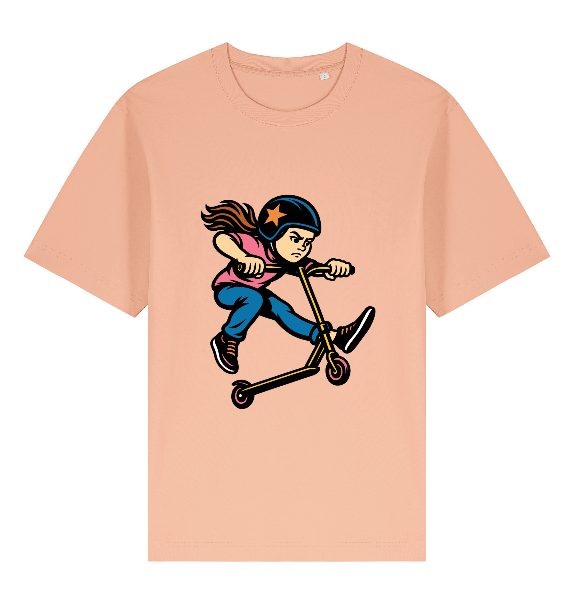 Fraiche Peche Printed T-shirt Front